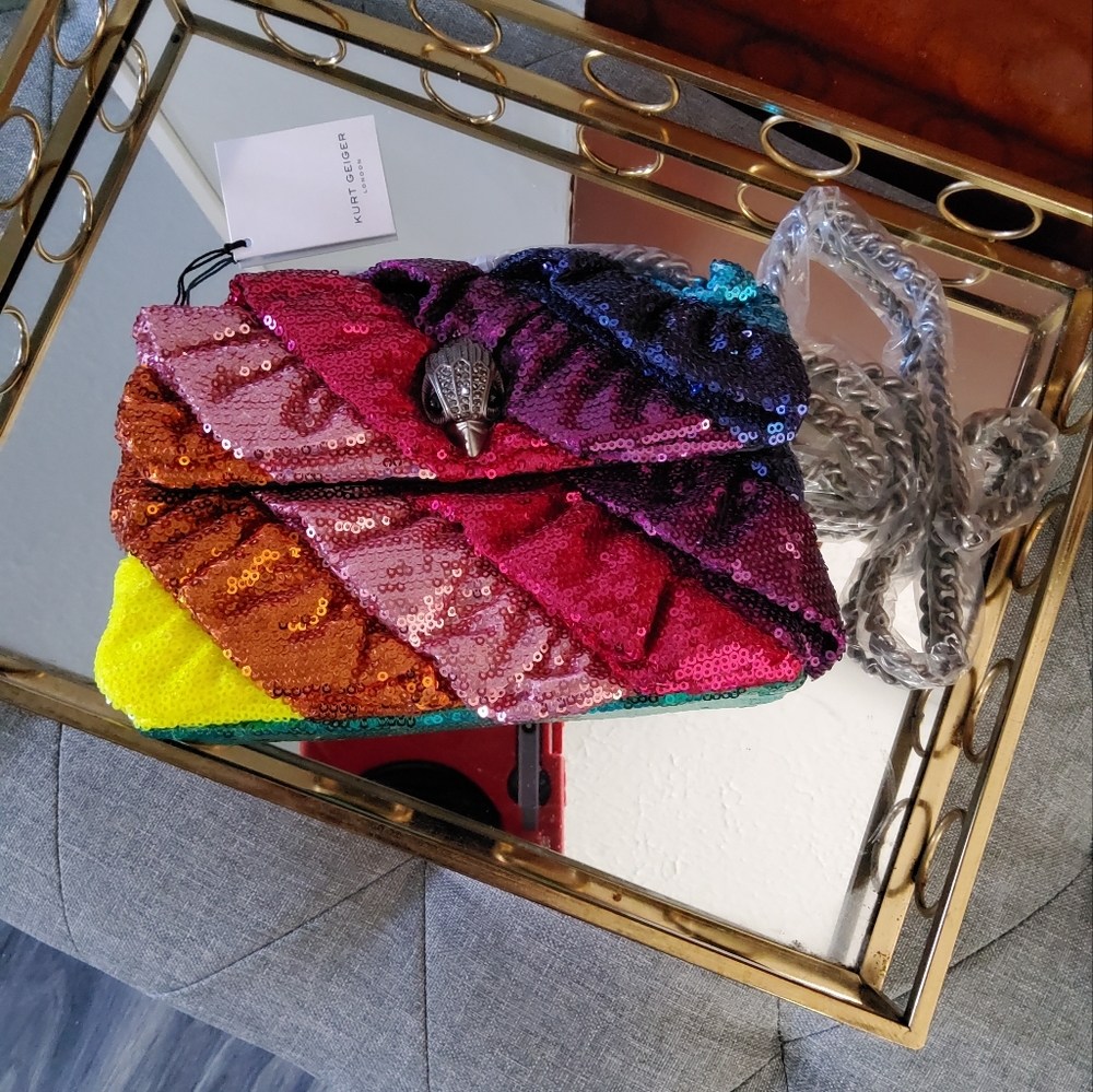 Kurt Geiger Sequin Small Crossbody